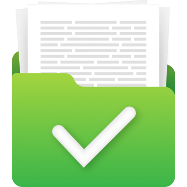 Kağıt kaplı not defterinde işaretleme işareti yok. Belge simgesi. hisse illüstrasyonu