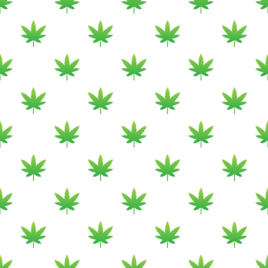 Yaratıcı kenevir yaprağı logosu simgesi. CBD Cannabidiol şablonu. resimleme