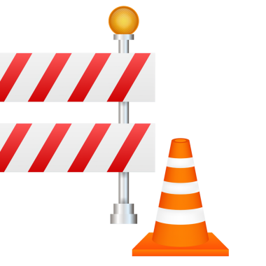 İnşaat web sitesi sayfasında. Sınır çizgisi ağı. hisse illüstrasyonu