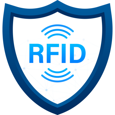 RFID Radyo Frekans Kimliği. Teknoloji konsepti. Dijital teknoloji. hisse illüstrasyonu.