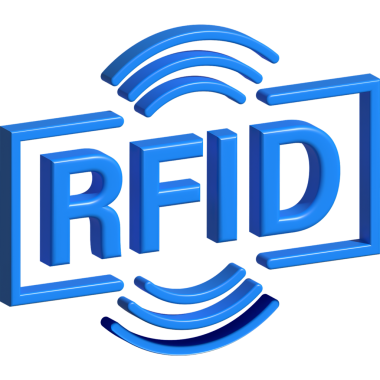 RFID Radyo Frekans Kimliği. Teknoloji konsepti. Dijital teknoloji. 3B stok illüstrasyonu