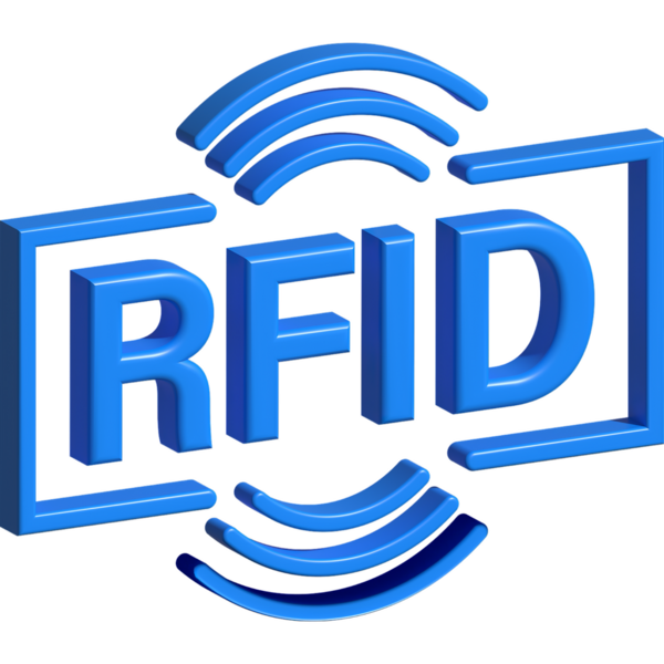 RFID Radyo Frekans Kimliği. Teknoloji konsepti. Dijital teknoloji. 3B stok illüstrasyonu