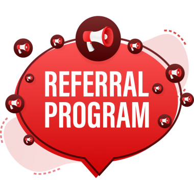 Yönlendirme programlı megafon etiketi. Megafon bayrağı. Web tasarımı. hisse illüstrasyonu