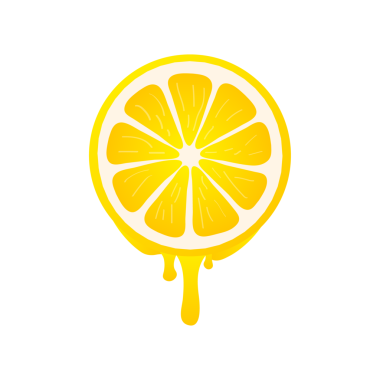 Beyaz arka planda taze narenciye meyvesi olan pankartlar. resimleme.