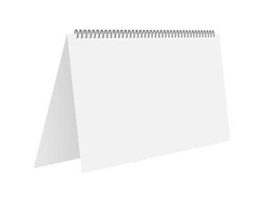 Baharlı boş duvar takvimi. hisse illüstrasyonu.