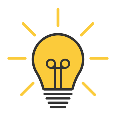 Ampul. Lamba, parlak ampul. Stok çizimi.