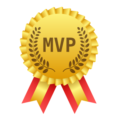 Beyaz arka planda en değerli oyuncu ödülü. hisse illüstrasyonu