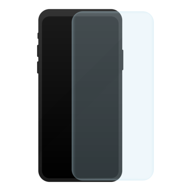 Ekran koruyucu film ya da cam kaplama. Cam kalkanları koruyun. Gerçekçi akıllı telefon hisse senedi çizimi