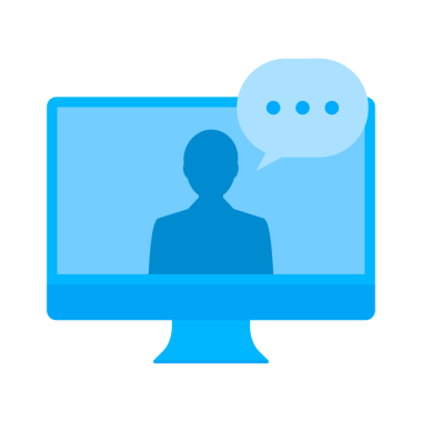 Çevrimiçi eğitim, video görüşmesi, öğrenme dersleri, internet kursları. hisse illüstrasyonu