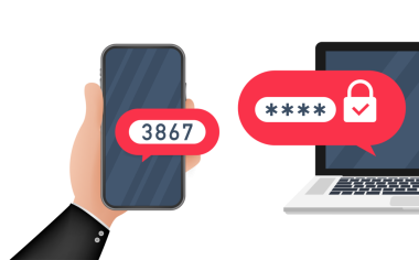 İki adım doğrulama illüstrasyonu, düz çizgi film akıllı telefonu ve bilgisayar güvenliği girişi veya imzası. hisse illüstrasyonu