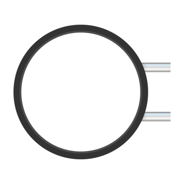 Dikdörtgen ışıklı tabela. Black Metal kafe, restoran açık hava modeli. hisse illüstrasyonu