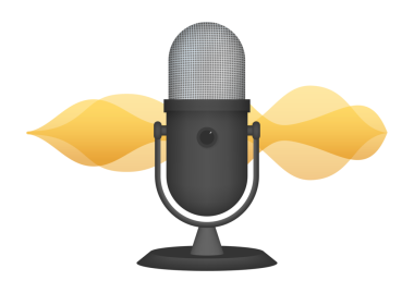 Podcast simgesi, renk arkaplanı üzerinde izole edilmiş düz izometrik bir sembol. resimleme