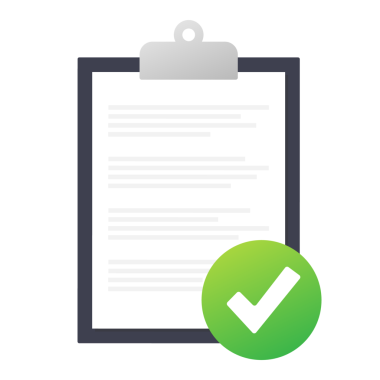 Liste simgesi olan pano. Web için kontrol listesi simgesine sahip pano. resimleme