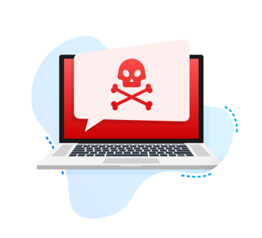 Siber saldırı. Balık oltası, dizüstü bilgisayar, internet güvenliği ile veri işleme. hisse illüstrasyonu.