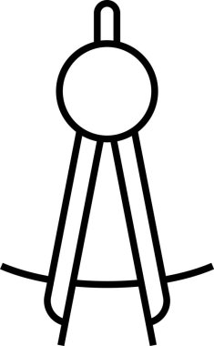 Pusula kusursuz bir daire çiziyor, hassasiyeti, geometriyi ve teknik tasarımı simgeliyor.