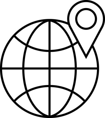 GPS teknolojisi, dünya çapında navigasyon ve erişilebilirliği temsil eden bir küresel konumu belirliyor.