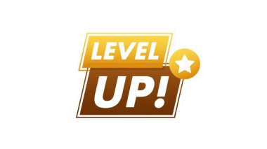 Video oyunları, kullanıcı arayüzleri ve hareket grafikleri için yıldız içeren canlandırılmış seviye simgeleri