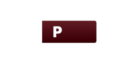 Paralı pul animasyonu beyaz ve yeşil ekranda izole edildi