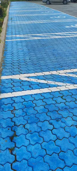 Engelliler için açık sokak otoparkı ve sınırlı hareket kabiliyeti olanlar için.