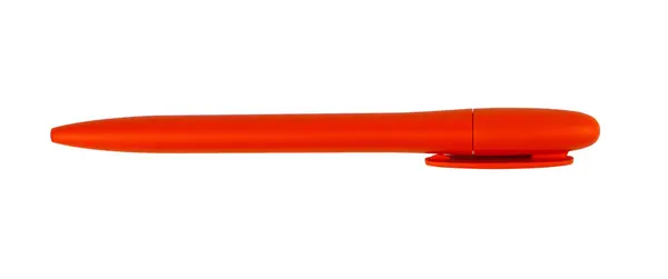Червона Кулькова Ручка Ізольована Від Фону Графічний Ресурс — стокове фото