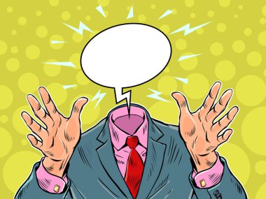 Kafasız neşeli adam kucaklaşması, dostça buluşma, iyi arkadaş. Popüler sanat retro vektör illüstrasyon klasikleri 50 'lerin 60' ların tarzı