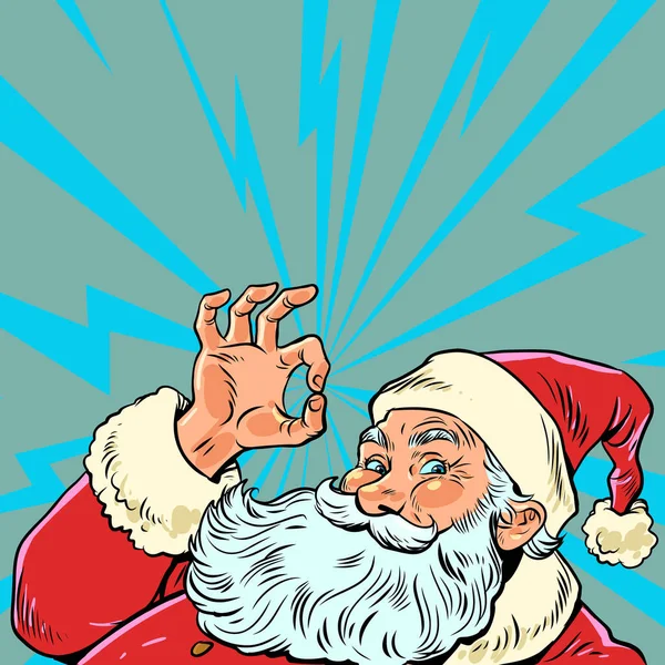 Próximos Feriados Ano Novo Recomendações Herói Infância Papai Noel Mostra Vetores De Bancos De Imagens Sem Royalties