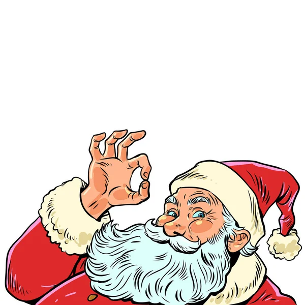 Próximos Feriados Ano Novo Recomendações Herói Infância Papai Noel Mostra Ilustração De Bancos De Imagens