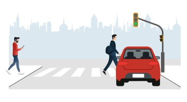 Kırmızı ışıkları görmezden geliniyor. Yaya geçitleri ve araba yaya geçidinde trafiği paylaşıyor.