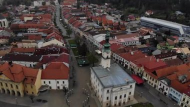 Avrupa 'nın eski hava manzarası. Yüksek kalite 4k görüntü