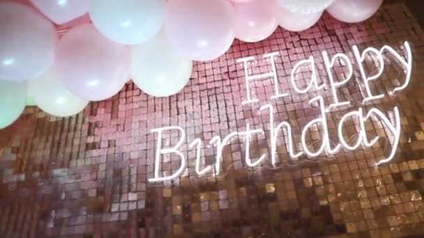 행복한 생일을 편지하는 고품질 Fullhd 스톡 비디오
