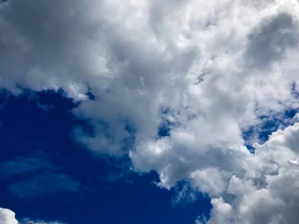 stock image beautiful sky background with clouds in blue sky. Sunlight and Clouds beauty