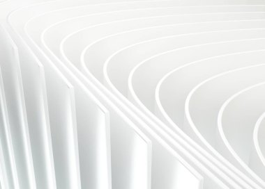 Soyut 3d arkaplan duvar kağıdı tasarımı illüstrasyonu beyaz renk oluşturur. Pankart başlığı posteri ya da kapağı ve benzeri için görsel element tasarla.