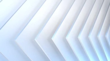 3D sıvı cam gradyan soyut arkaplan. Sanal spektrum oluşturan 3d illüstrasyon. Plastik doku çizimi 4k video hazırlıyor.