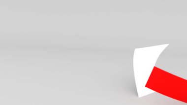 soyut arkaplan endonezyası konsepti 3d illüstrasyon 4k video oluşturur