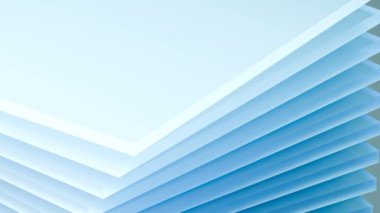 soyut cam mavi arkaplan 3d illüstrasyon 4k görüntü oluşturma