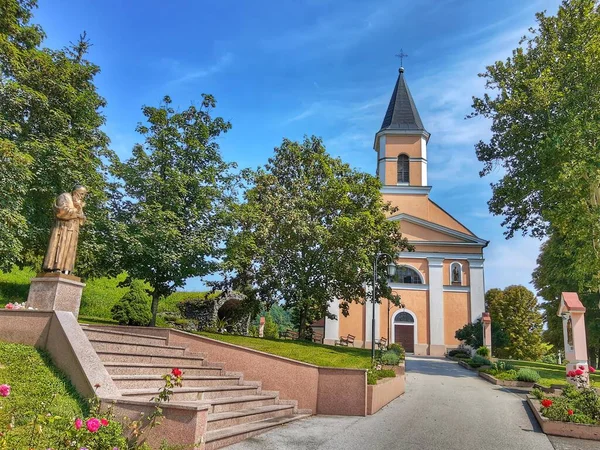 Kościół Parafialny Leopolda Mandica Orehovica Chorwacja Obrazek Stockowy