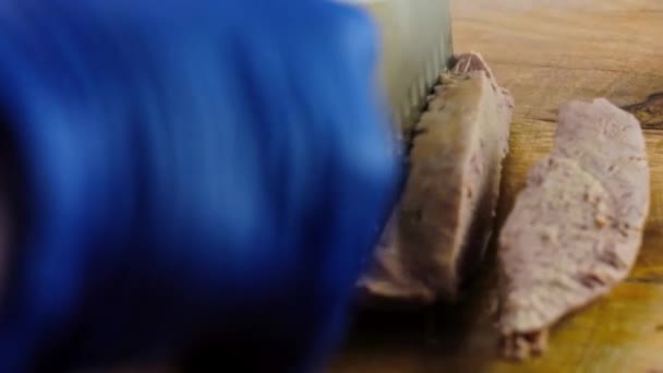 Zusammenstellung Und Videobearbeitung Einer Satsivi Mit Ente Und Walnüssen Traditionelle — Stockvideo