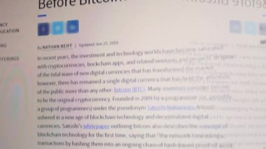 Financial template with generic data and charts. Animation showing pie, bar and line graphs. Stock exchange information. Economy background with luma matte.