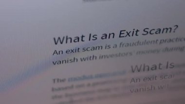 Cryptocurrency scams. Getting informed about bitcoin scams. Bitcoin scam. false bitcoin exchanges. remplacer ellipse effect.