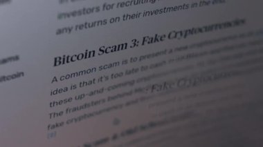 Cryptocurrency scams. Getting informed about bitcoin scams. Bitcoin scam. false bitcoin exchanges. remplacer ellipse effect.