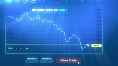Borsa yatırım ticaretinin iş mumu grafiği. Tam üstüne bastın. Grafik soyut boğa piyasa tasarımı eğilimi. Kripto para ve bitcoin konsepti