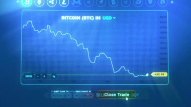 Borsa yatırım ticaretinin iş mumu grafiği. Tam üstüne bastın. Grafik soyut boğa piyasa tasarımı eğilimi. Kripto para ve bitcoin konsepti