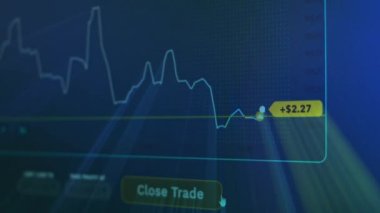 Borsa yatırım ticaretinin iş mumu grafiği. Tam üstüne bastın. Grafik soyut boğa piyasa tasarımı eğilimi. Kripto para ve bitcoin konsepti