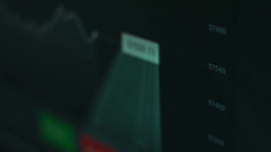 Borsa yatırım ticaretinin iş mumu grafiği. Tam üstüne bastın. Grafik soyut boğa piyasa tasarımı eğilimi. Kripto para ve bitcoin konsepti