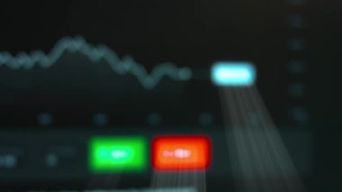 Borsa yatırım ticaretinin iş mumu grafiği. Tam üstüne bastın. Grafik soyut boğa piyasa tasarımı eğilimi. Kripto para ve bitcoin konsepti