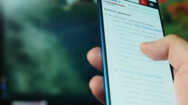 Looking at the smartphone, queer questions.