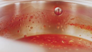 Process of preparing Chili Sauce.