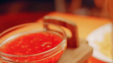 Process of preparing Irresistible chili cheese Hot Dogs. Taste USA cuisine.