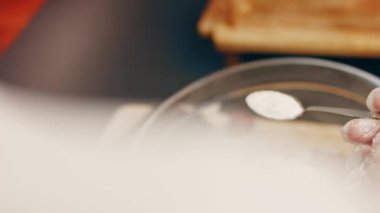 hallucination effect of Favorite chocolate Cake with Nutella Buttercream and Strawberries. Taste USA cuisine.