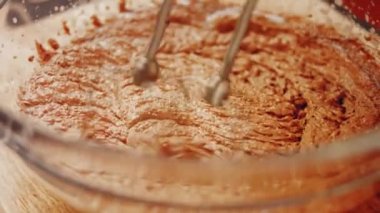 hallucination effect of Favorite chocolate Cake with Nutella Buttercream and Strawberries. Taste USA cuisine.